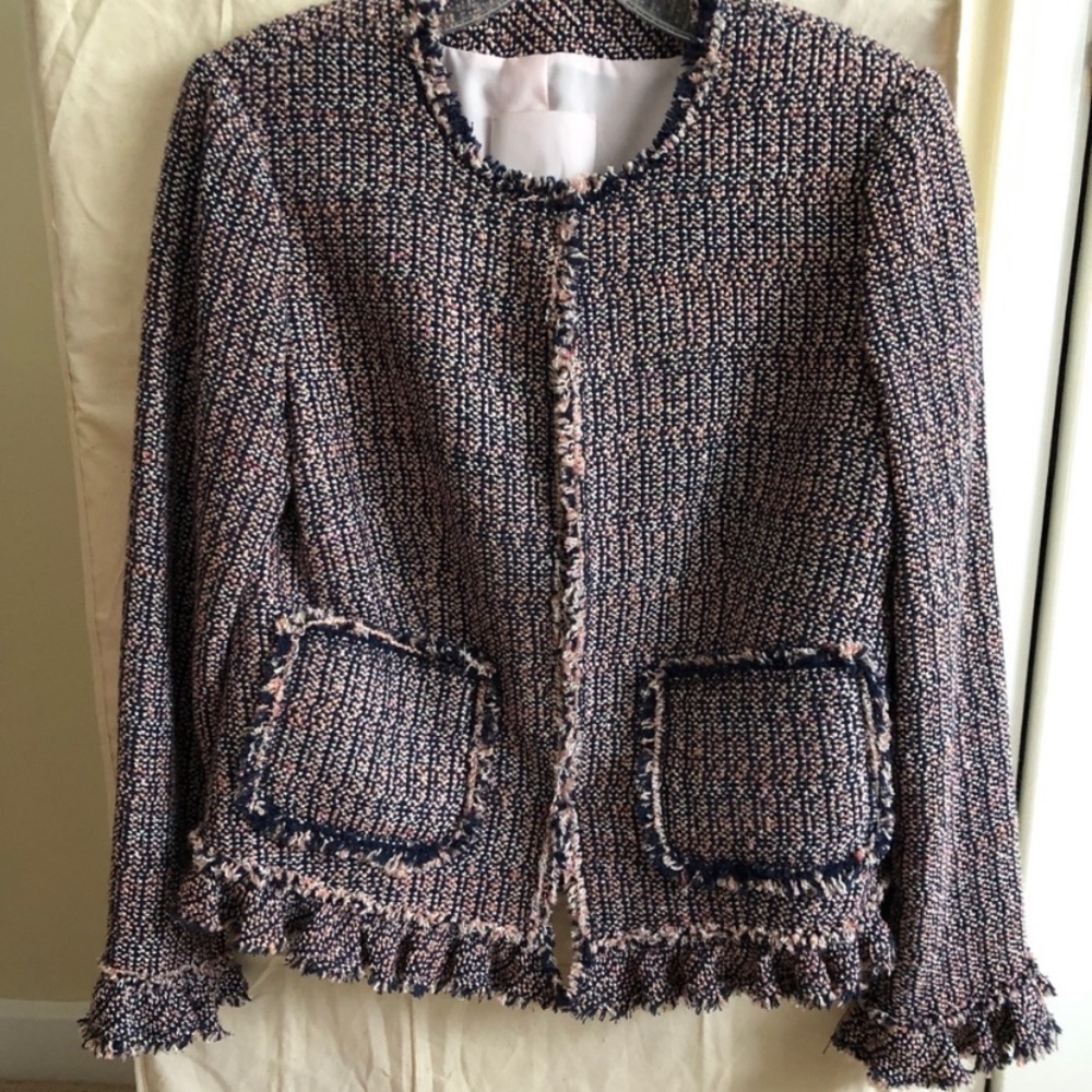LIKE NEWRebecca Taylor tweed spring jacket. Size 2